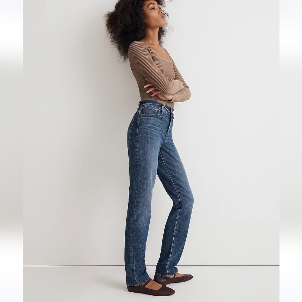 Madwell Perfect Vintage Jean in Decatur Wash size 30 tall - Picture 3 of 9